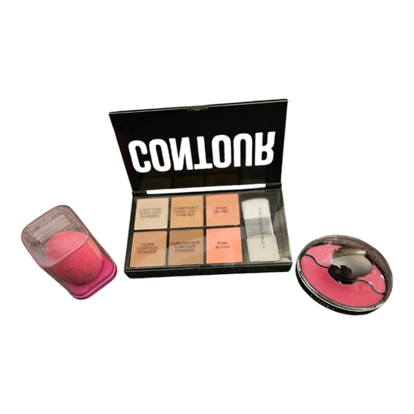 Profusion Contour Palette With Giovi Blush And Pink Supersponge Blender NIP - Picture 1 of 10
